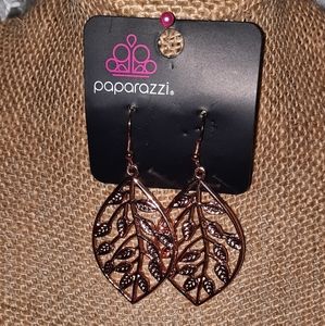 Paparazzi Copper Fishhook Earrings